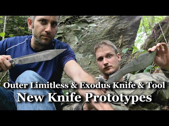 New Knife Prototypes from Outer Limitless and Exodus Knife and Tool!