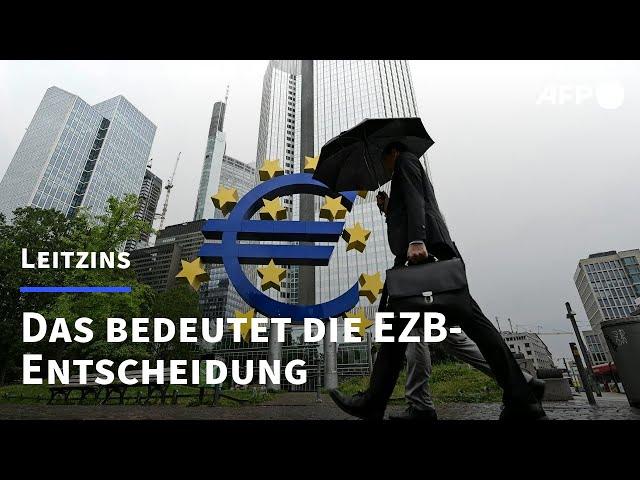 Kurz erklärt: Das bedeutet die EZB-Zinspolitik für Verbraucher | AFP
