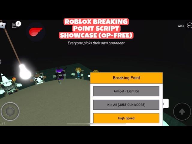 Roblox Mobile Breaking Point Script Kill All AIMBOT | High Speed | Automatic throw Knifes Codex IOS
