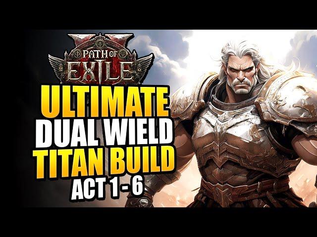 Path of Exile 2 Titan Warrior Leveling Build - DESTROY Act 1-6 With HUGE Damage