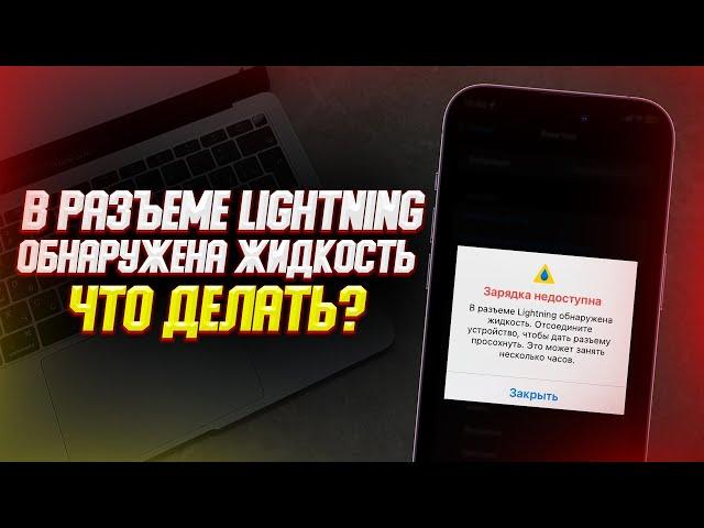 Что делать если в разъем Lightning попала вода и iPhone не заряжается?