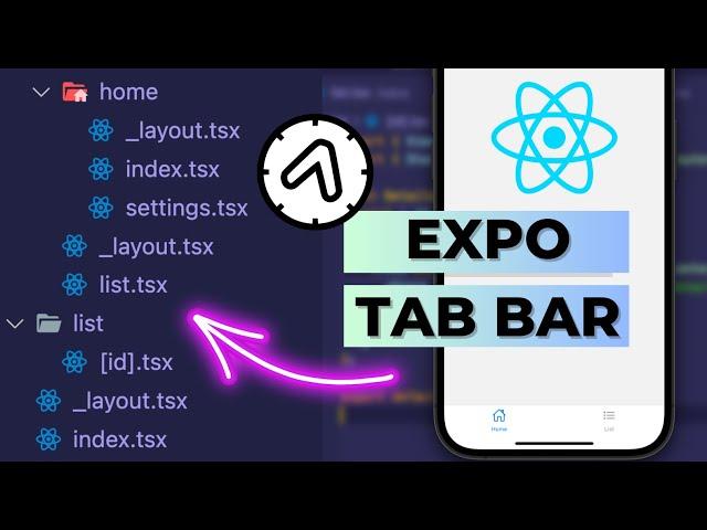 React Native Tab Bar Routing with Expo Router