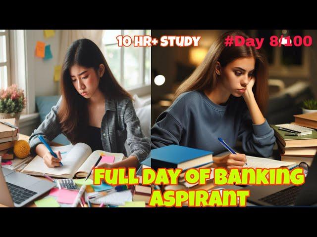 Daily vlog banking aspirant | preparing for ibps po * 100 days study challenge