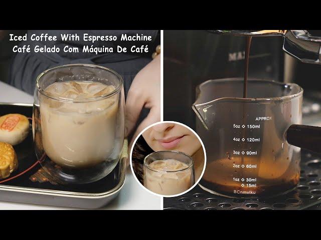 Espresso Iced Coffee Recipe - No More Sad Coffee In The Morning  Café Gelado De Barista Em Casa