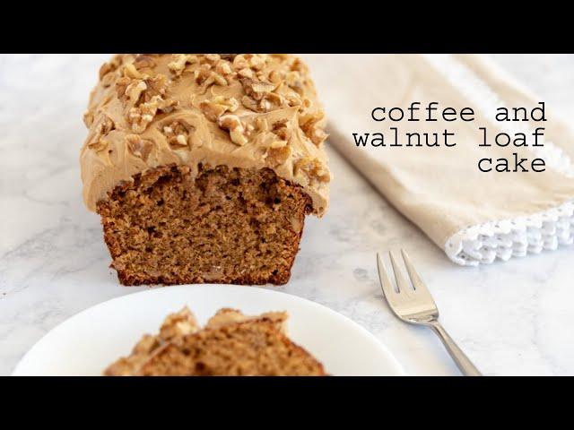 Coffee and Walnut Loaf Cake | traybakes & more