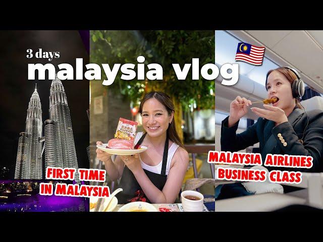 First time in Malaysia  3 Days in Malaysia & Australia | Flying Malaysia Airlines Business Class