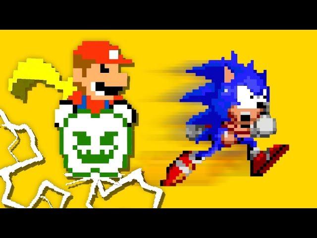 LOKMAN: SUPER MARIO VS SONIC The Hedgehog SMASH BROS Official GAME Animation