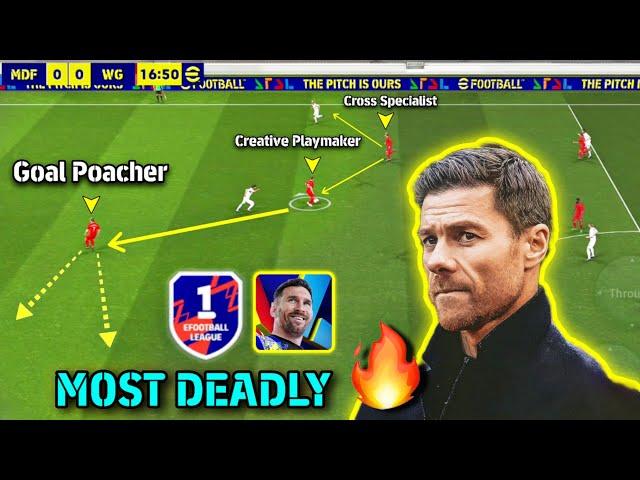 100% Best Quick Counter Formation In eFootball 2025 Mobile !!  eFootball 2025 Best Formation