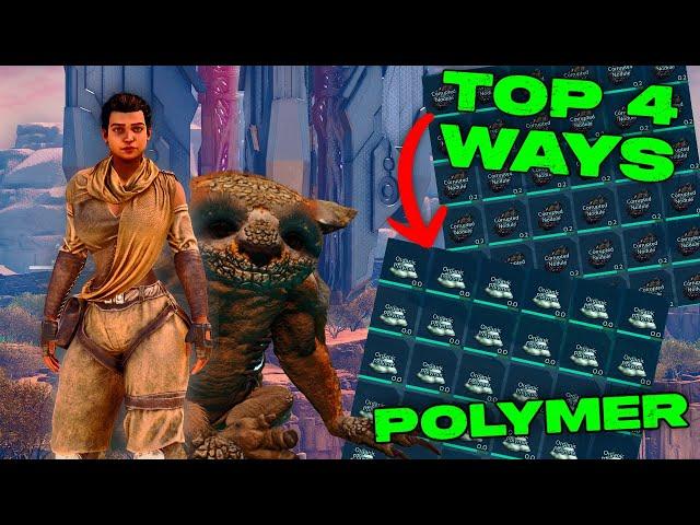 How to Get 10,000's of Polymer!! Top 4 Ways To Get POLYMER on Extinction in Ark Survival Ascended!!!