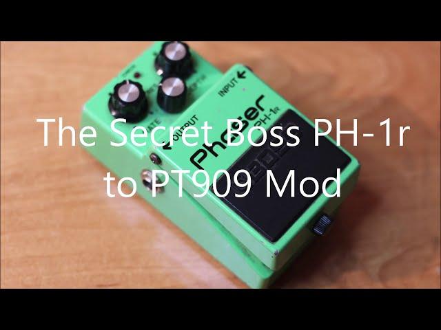 The Secret Boss PH-1r to PT909 Mod -  Part 8 of The BOSS Secret Mod Series