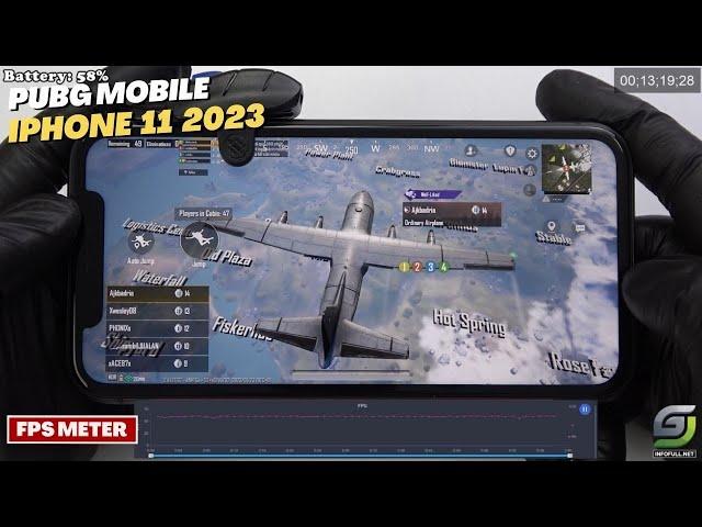 iPhone 11 Test game PUBG Mobile 2023 Update