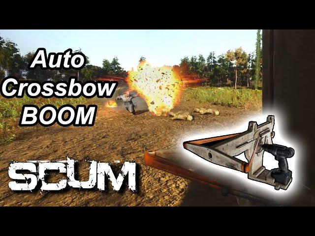 Full Auto Crossbow Explosive Bolts | SCUM | XFPS