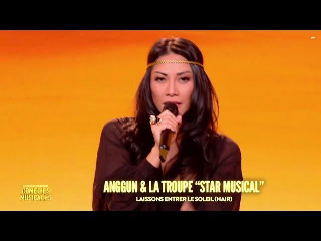 Anggun performing Laissons Entrer Le Soleil (Hair)