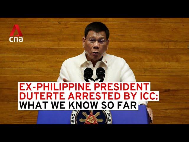 Former Philippines president Rodrigo Duterte arrested by ICC: What we know so far