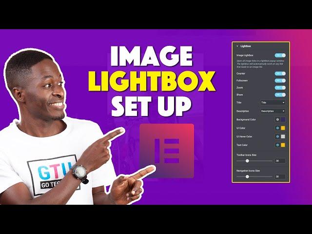 Customise the Image Lightbox in Elementor 3.0 (Elementor Lightbox Settings)