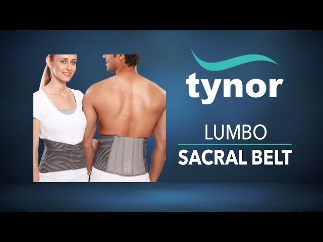 How to wear Tynor Lumbo Sacral Belt for providing comfortable back support and allay low back pain