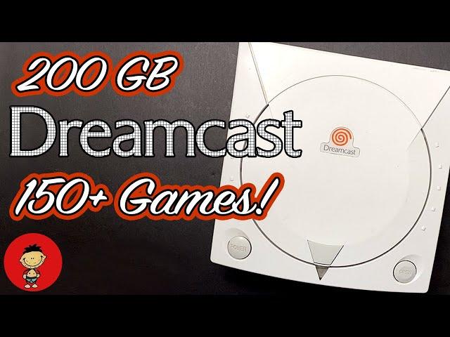 200GB Sega Dreamcast Mod - Retro Console Restoration