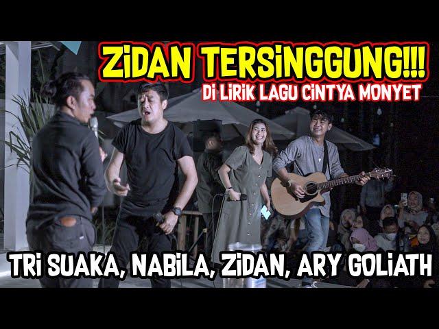 CINTA MONYET - GOLIATH (COVER) BY TRI SUAKA , ZIDAN, NABILA & ARY GOILATH