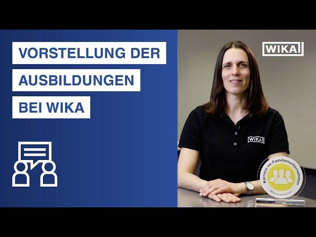 Vorstellung der Ausbildungen bei WIKA