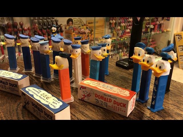 Disney Pez - Donald Ducks from all over the world