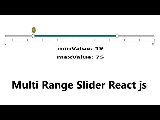Multi Range Slider in React Js