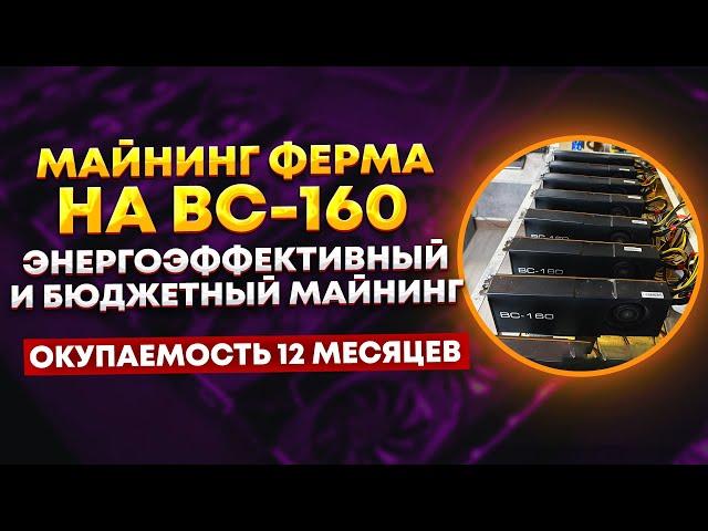 AMD BC-160: энергоэффективный аналог CMP50HX - хешрейт, окупаемость, потребление, доход майнинга