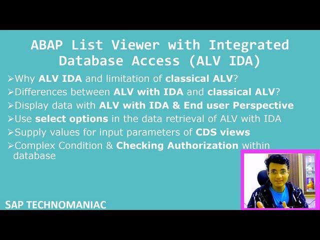 ALV IDA ( ALV on SAP HANA )