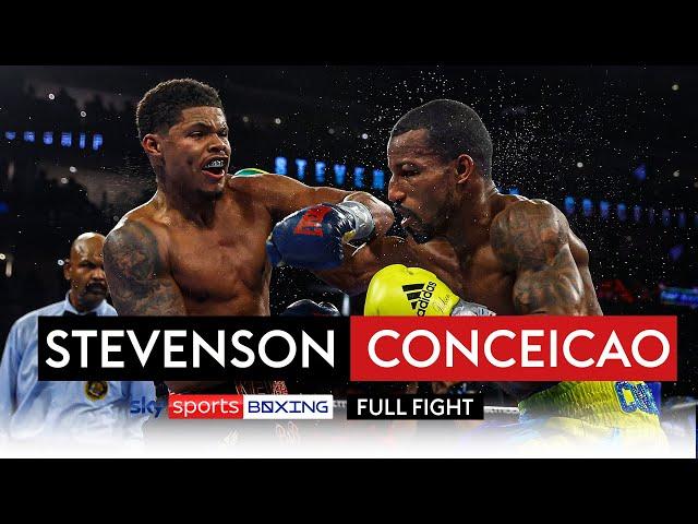 FULL FIGHT! Shakur Stevenson dominates Robson Conceicao after being stripped of belts!