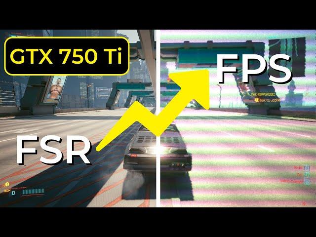 I tried DESTROYING the GTX 750 Ti in Cyberpunk 2077 at 4k