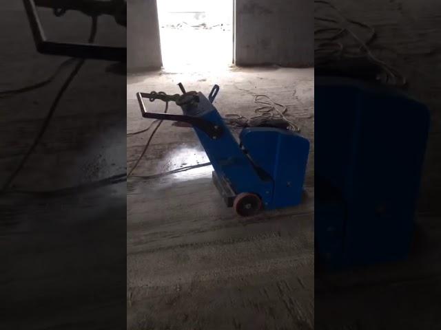 Heavy duty concrete floor scarifier machine