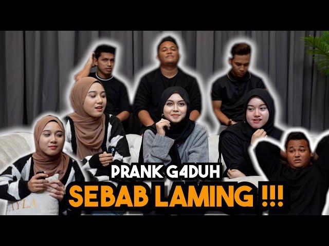 PRANK MIMI & ISYA G4DUH BEREBUT LAMING !!!