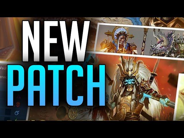 HUGE NEW PATCH!NEW DUNGEON & QOL CHANGES! | Raid: Shadow Legends