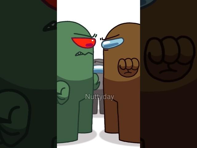 Among Us Rodamrix || Fortegreen Vs Brown - who's better?! || Fortegreen x Gray/Tan || animation meme