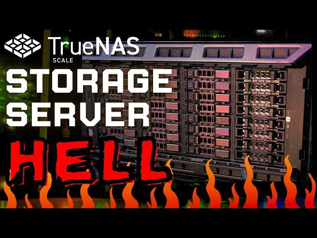 TrueNAS Scale Storage Server HELL - Can I save my PETABYTE Home Server?