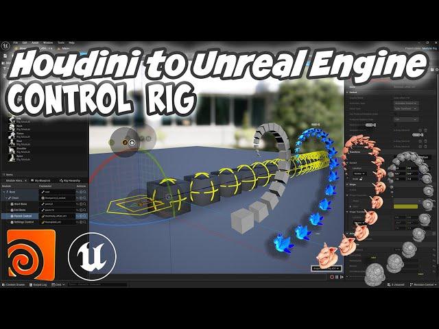 Houdini to Unreal Engine Control Rigs: Why your Joints aren't working?