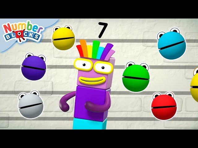 ¡Intenta no reírte con los Numberblobs! |  40 minutos de Aprende a contar | Numberblocks Español