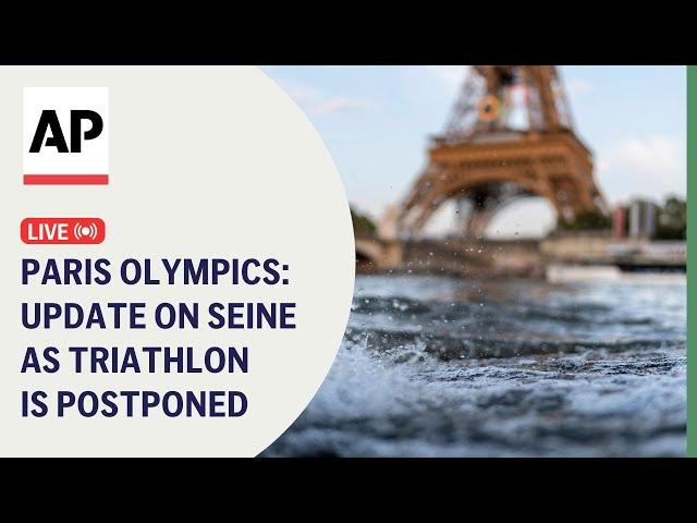 Olympics 2024 LIVE: Update on Seine River as triathlon swimming is postponed