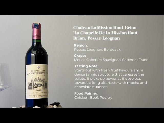 Chateau La Mission Haut Brion 'La Chapelle De La Mission Haut Brion, Pessac Leognan