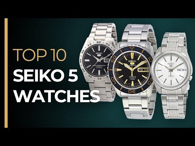 Top 10 SEIKO 5 Watches - The BEST Watches for Under $200