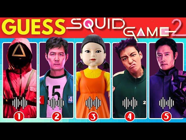 Guess Squid Game 2 Characters by Their Voice & Song ~ Squid Game Season 2 Quiz | Thanos, Player 456