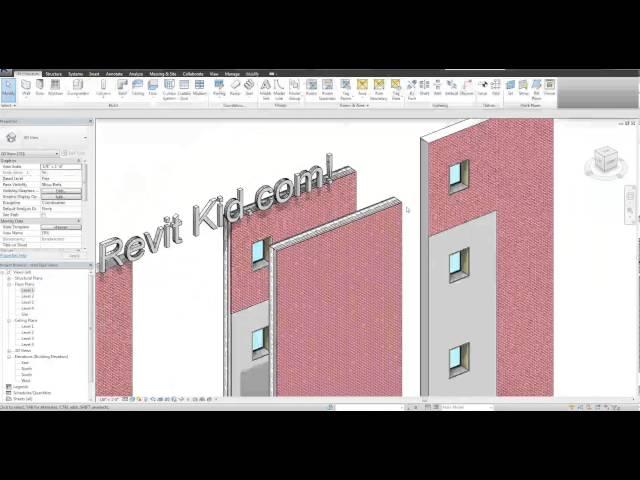 Revit Tutorial - Different Stack Wall Methods