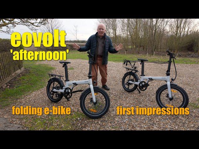 EOVolt "Afternoon" 20in folding e-bike - First impressions