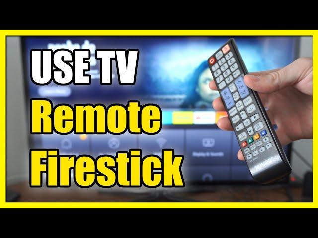 How to use TV Remote to Control Amazon Firestick (Fast Tutorial)