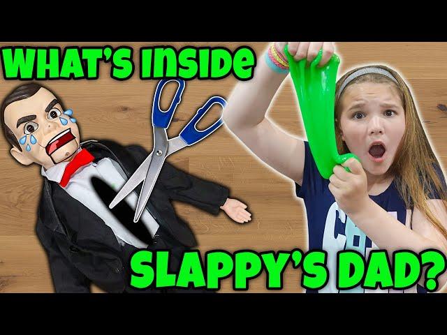 What's Inside The REAL Slappy! Cutting Open Creepy Dummy?