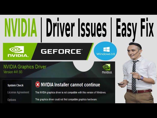 NVIDIA Installer Cannot Continue, NVIDIA Can't Find Compatible Graphics Hardware | Easy Fix [2022]