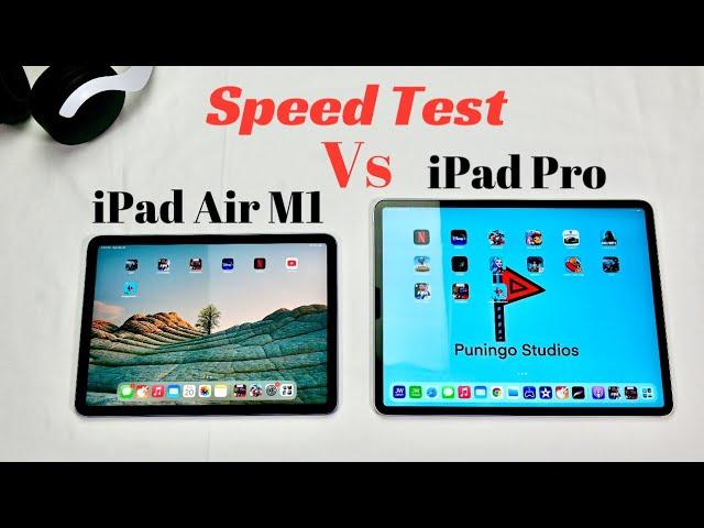 IPad Air 5 vs IPad Pro 2021 Speed Test! Shocking Result￼!