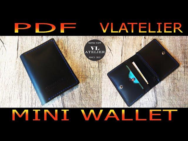 Мини кошелек / mini wallet VLATELIER + PDF