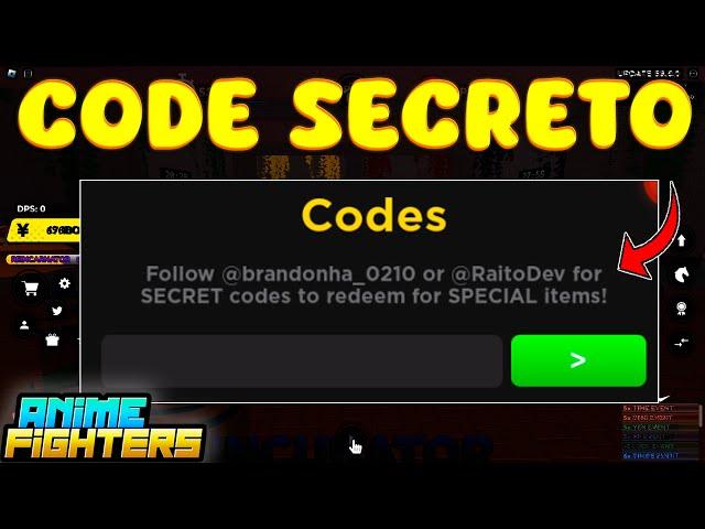 NUEVO CODIGO SECRETO EN ANIME FIGHTERS ROBLOX