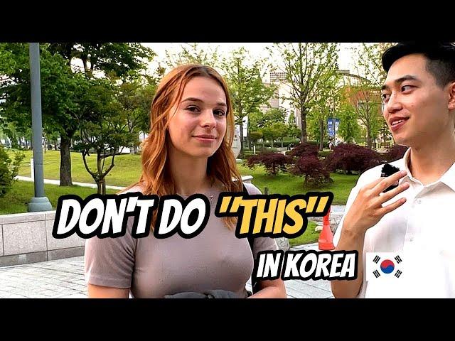 Things You Shouldn't Do in Korea