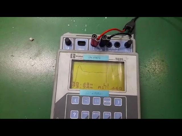 Bicotest TDR T625 Time Domain Reflectometer Repair & Calibration by Dynamics Circuit (S) Pte. Ltd.